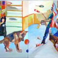 Acryl auf Siebdruckplatte 2,00 x 1,25 m, 2012