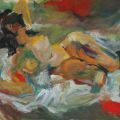 Akt, Acryl auf Leinwand Jahr 2007