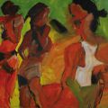 Acryl auf Leinwand 80 x 1,00 Jahr 2008