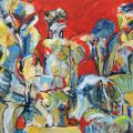 Acryl auf Siebdruckplatte 1,00 x 1,25 Jahr 2011